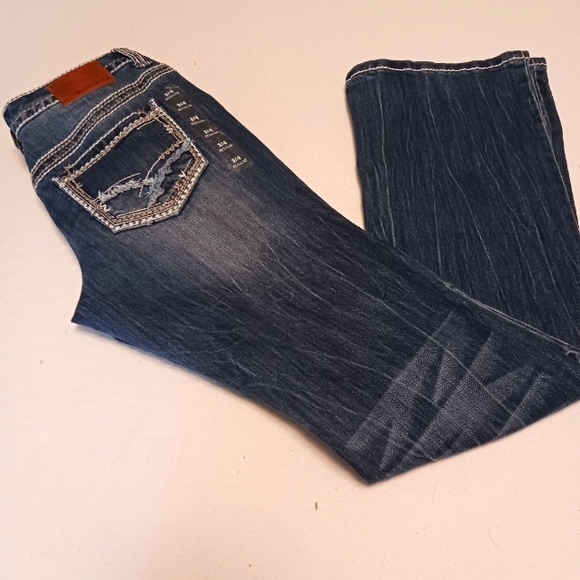 Maurice low rise dark wash size 3/4 new - Picture 1 of 8